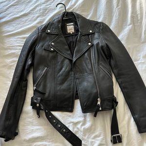 Zara leather jacket.